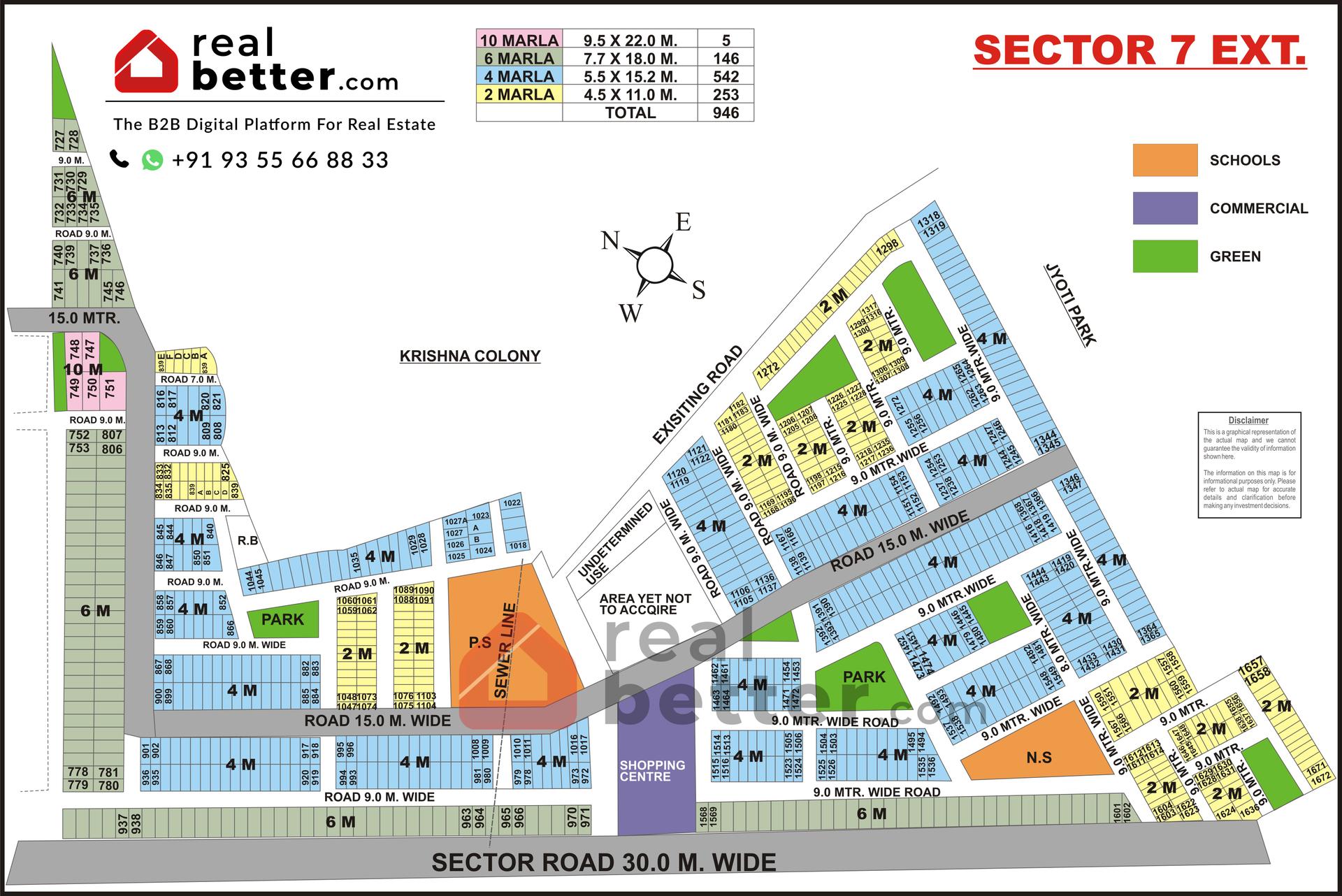 Sector 7 EXT Plot Map